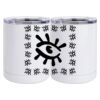10 oz. White Stainless Steel Short Tumbler Thumbnail