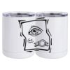 10 oz. White Stainless Steel Short Tumbler Thumbnail
