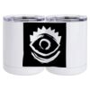10 oz. White Stainless Steel Short Tumbler Thumbnail