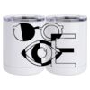 10 oz. White Stainless Steel Short Tumbler Thumbnail