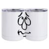 10 oz. White Stainless Steel Short Tumbler Thumbnail
