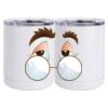 10 oz. White Stainless Steel Short Tumbler Thumbnail
