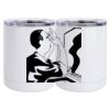 10 oz. White Stainless Steel Short Tumbler Thumbnail