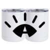 10 oz. White Stainless Steel Short Tumbler Thumbnail