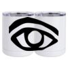 10 oz. White Stainless Steel Short Tumbler Thumbnail