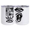 10 oz. White Stainless Steel Short Tumbler Thumbnail
