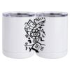 10 oz. White Stainless Steel Short Tumbler Thumbnail