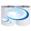 10 oz. White Stainless Steel Short Tumbler Thumbnail