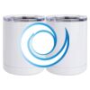 10 oz. White Stainless Steel Short Tumbler Thumbnail
