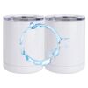 10 oz. White Stainless Steel Short Tumbler Thumbnail