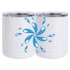 10 oz. White Stainless Steel Short Tumbler Thumbnail