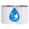 10 oz. White Stainless Steel Short Tumbler Thumbnail