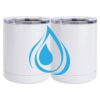 10 oz. White Stainless Steel Short Tumbler Thumbnail