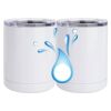 10 oz. White Stainless Steel Short Tumbler Thumbnail