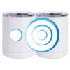 10 oz. White Stainless Steel Short Tumbler Thumbnail