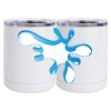 10 oz. White Stainless Steel Short Tumbler Thumbnail
