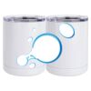 10 oz. White Stainless Steel Short Tumbler Thumbnail