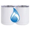 10 oz. White Stainless Steel Short Tumbler Thumbnail