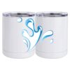 10 oz. White Stainless Steel Short Tumbler Thumbnail