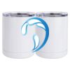 10 oz. White Stainless Steel Short Tumbler Thumbnail
