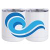 10 oz. White Stainless Steel Short Tumbler Thumbnail