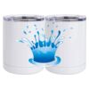 10 oz. White Stainless Steel Short Tumbler Thumbnail