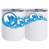 10 oz. White Stainless Steel Short Tumbler Thumbnail