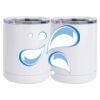 10 oz. White Stainless Steel Short Tumbler Thumbnail