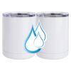 10 oz. White Stainless Steel Short Tumbler Thumbnail