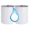 10 oz. White Stainless Steel Short Tumbler Thumbnail