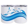 10 oz. White Stainless Steel Short Tumbler Thumbnail