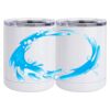 10 oz. White Stainless Steel Short Tumbler Thumbnail