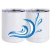 10 oz. White Stainless Steel Short Tumbler Thumbnail