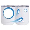 10 oz. White Stainless Steel Short Tumbler Thumbnail