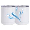 10 oz. White Stainless Steel Short Tumbler Thumbnail