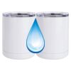10 oz. White Stainless Steel Short Tumbler Thumbnail