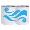 10 oz. White Stainless Steel Short Tumbler Thumbnail
