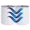 10 oz. White Stainless Steel Short Tumbler Thumbnail