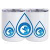 10 oz. White Stainless Steel Short Tumbler Thumbnail