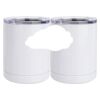 10 oz. White Stainless Steel Short Tumbler Thumbnail