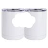 10 oz. White Stainless Steel Short Tumbler Thumbnail
