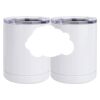 10 oz. White Stainless Steel Short Tumbler Thumbnail