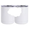 10 oz. White Stainless Steel Short Tumbler Thumbnail