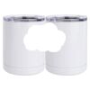 10 oz. White Stainless Steel Short Tumbler Thumbnail