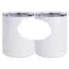 10 oz. White Stainless Steel Short Tumbler Thumbnail