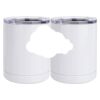 10 oz. White Stainless Steel Short Tumbler Thumbnail