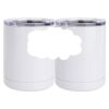 10 oz. White Stainless Steel Short Tumbler Thumbnail