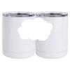 10 oz. White Stainless Steel Short Tumbler Thumbnail