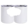 10 oz. White Stainless Steel Short Tumbler Thumbnail