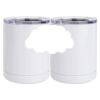 10 oz. White Stainless Steel Short Tumbler Thumbnail